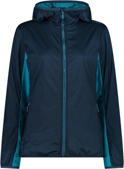 CMP WOMAN JACKET HYBRID FIX HOOD NIGHT