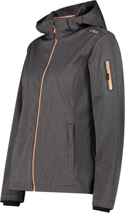 CMP WOMAN JACKET ZIP HOOD TERRA MEL. – Bild 3