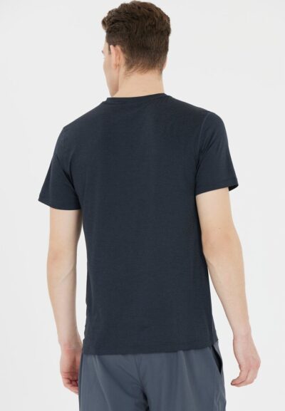 ENDURANCE Abdon M Melange S/S Tee BLACK MELANGE – Bild 4