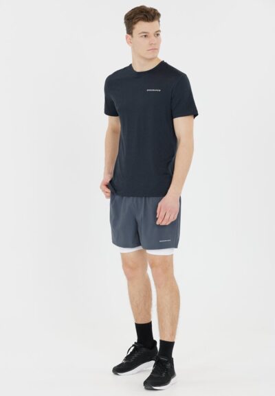 ENDURANCE Abdon M Melange S/S Tee BLACK MELANGE – Bild 5