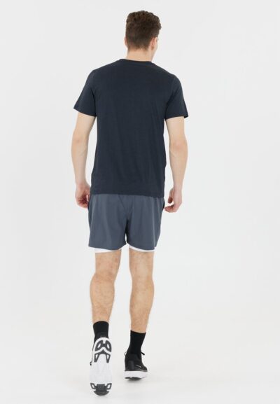 ENDURANCE Abdon M Melange S/S Tee BLACK MELANGE – Bild 6