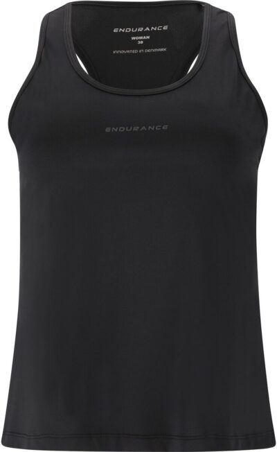 ENDURANCE Nan W Running Top BLACK