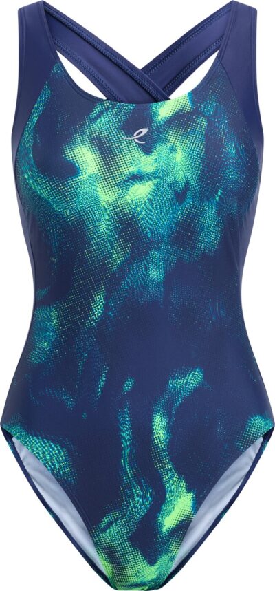ENERGETICS Da.-Badeanzug Nina II W NAVY/GREEN LIME