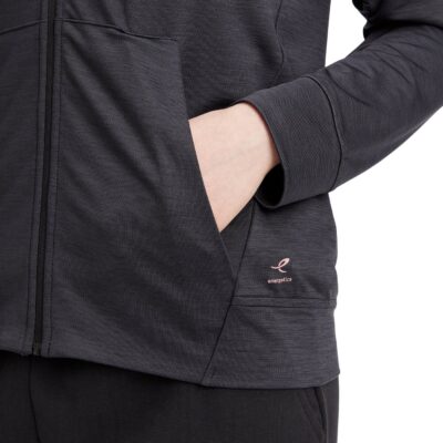 ENERGETICS Da.-Funktions-Jacke Funda W MELANGE/BLACK/ANTHRA – Bild 3