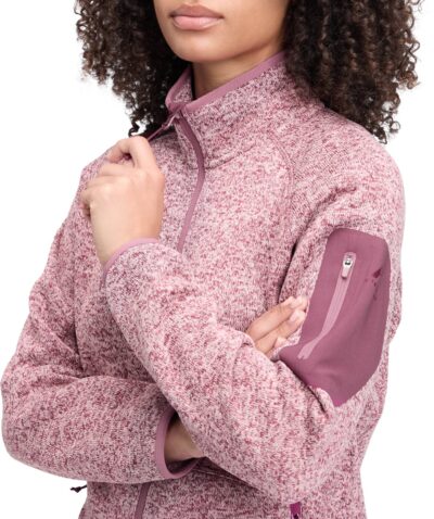 McKINLEY Da.-Unterjacke Skeena wms 964 MELANGE/RED WINE – Bild 3