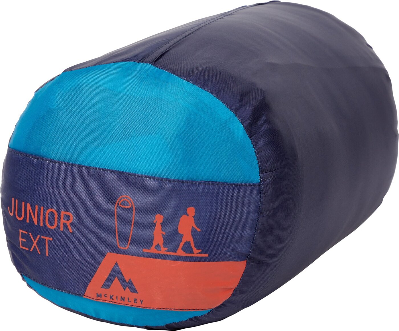 McKINLEY Ki.-Mu-Schlafsack JR. EXT II BLUE/NAVY DARK/RED – Bild 2