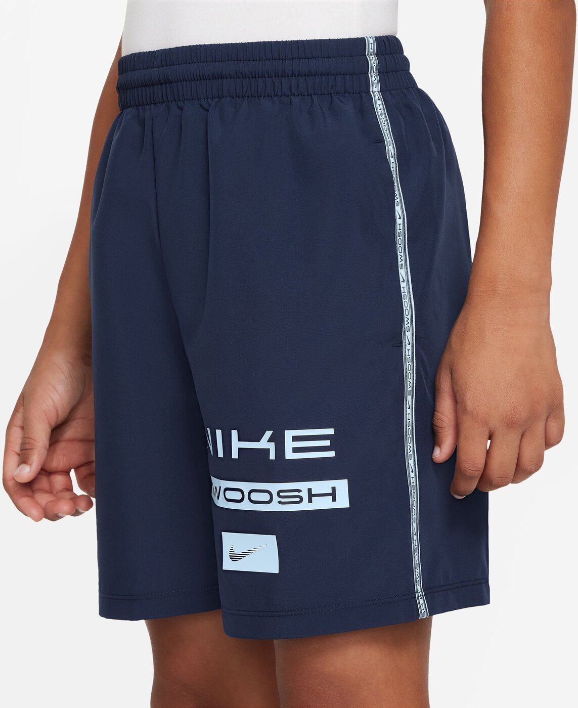 NIKE B NK DF MULTI SHORT WVN LOVE MIDNIGHT NAVY/CELESTINE BLUE – Bild 3