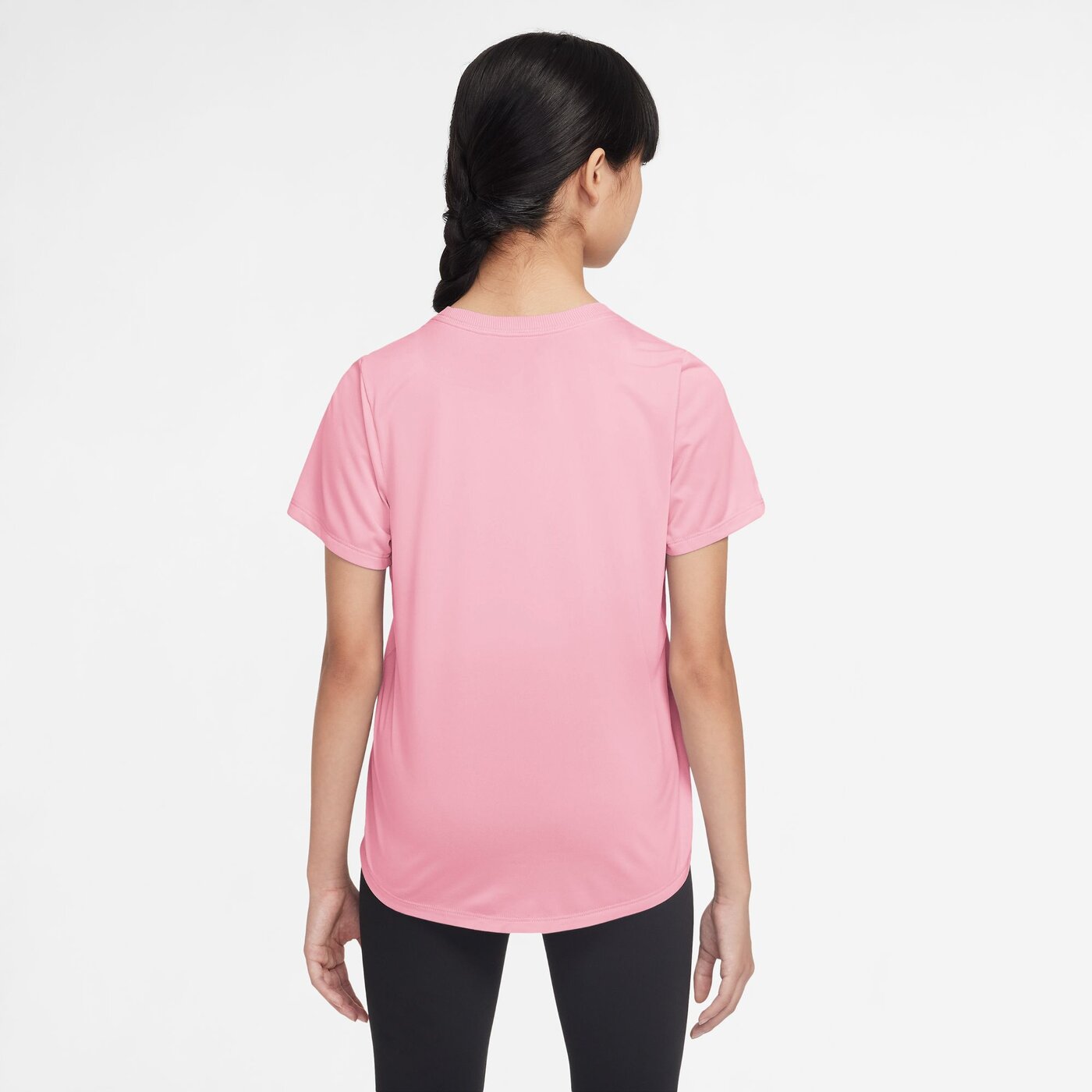 NIKE G NK DF ONE STD SS TOP HBR MED SOFT PINK/WHITE – Bild 2