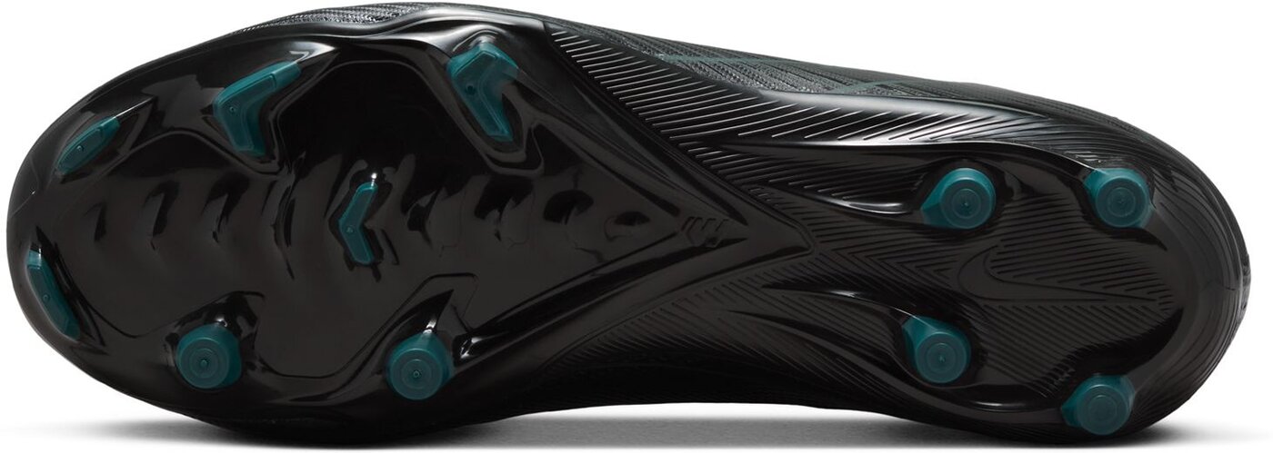 NIKE JR ZOOM VAPOR 16 ACADEMY FG/MG BLACK/BLACK-DEEP JUNGLE – Bild 2