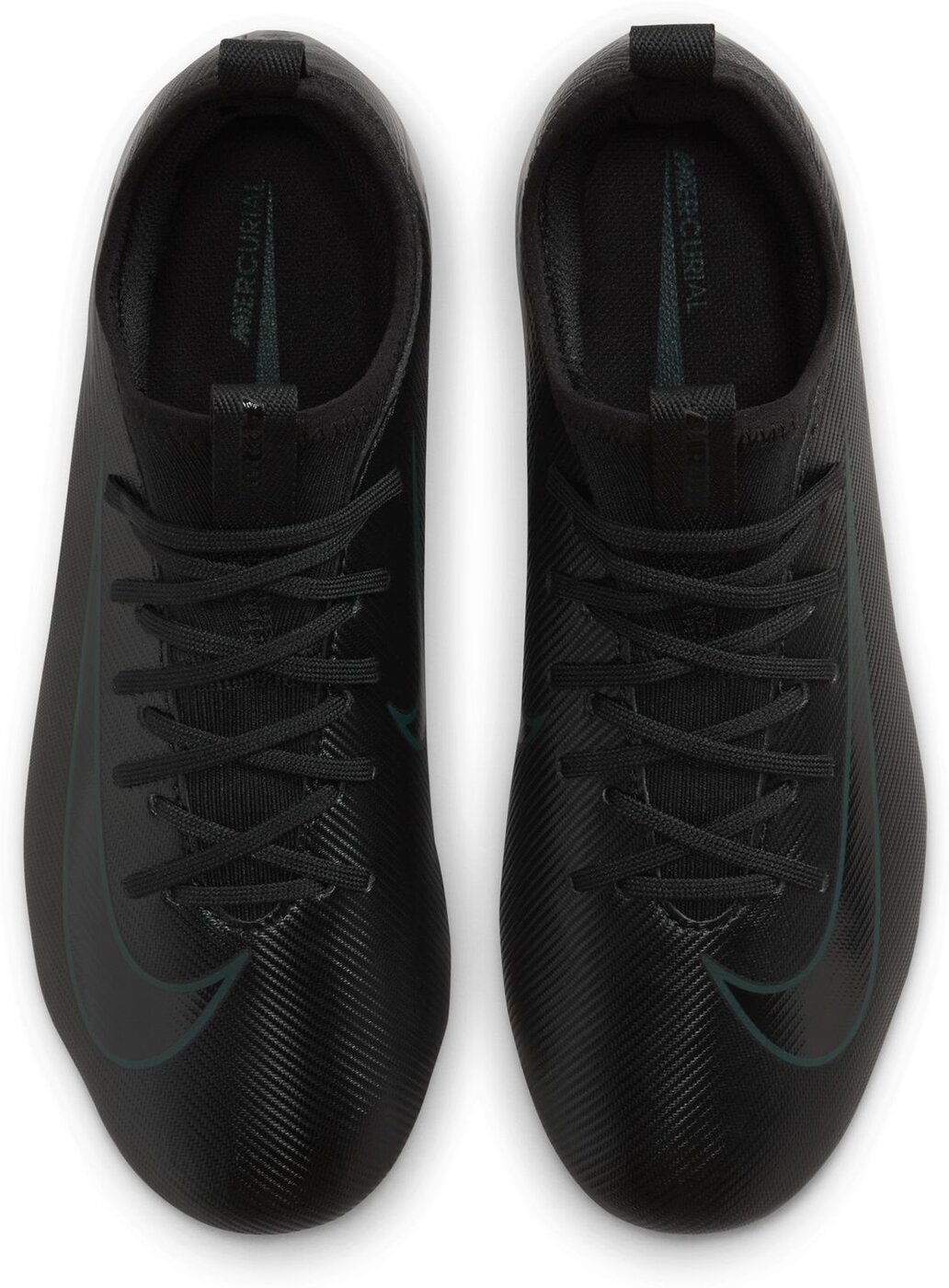 NIKE JR ZOOM VAPOR 16 ACADEMY FG/MG BLACK/BLACK-DEEP JUNGLE – Bild 3