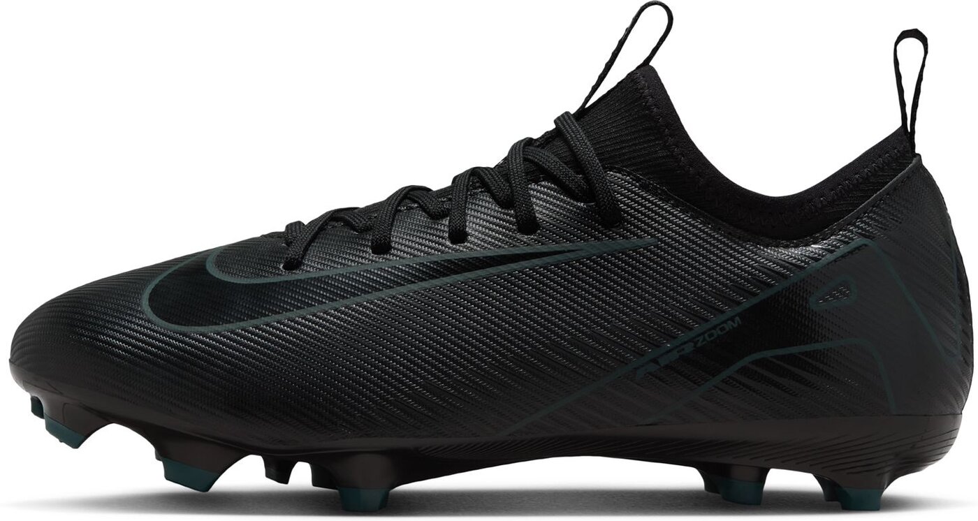 NIKE JR ZOOM VAPOR 16 ACADEMY FG/MG BLACK/BLACK-DEEP JUNGLE – Bild 5