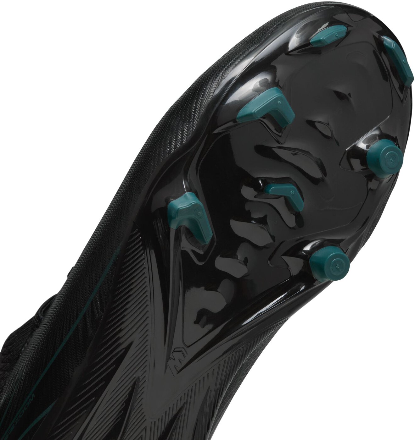 NIKE JR ZOOM VAPOR 16 ACADEMY FG/MG BLACK/BLACK-DEEP JUNGLE – Bild 9