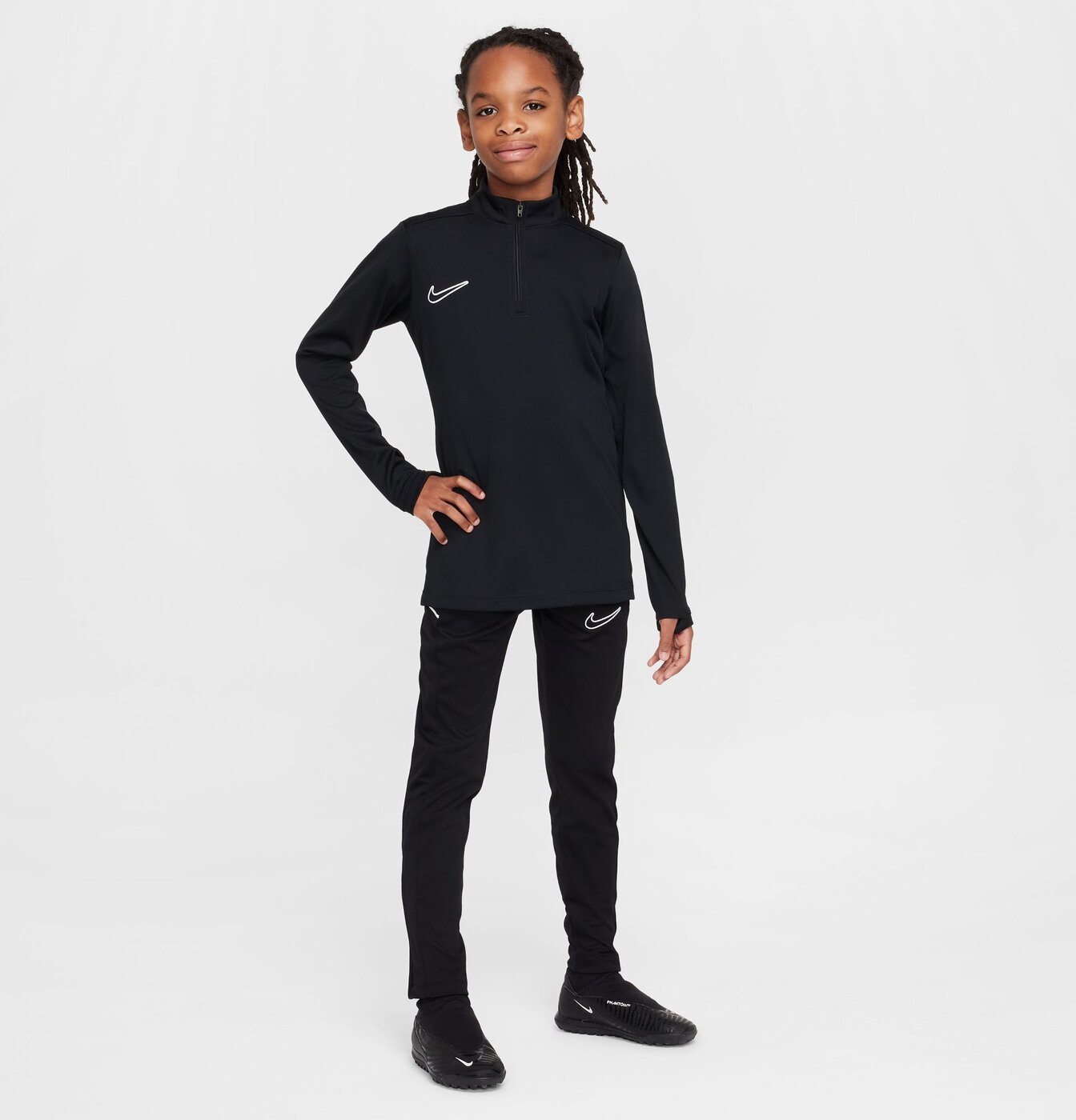 NIKE K NK DF ACD25 DRIL TOP -PD BLACK/BLACK/WHITE – Bild 3