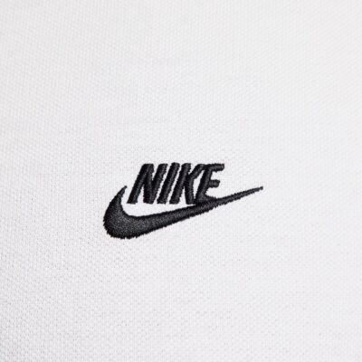 NIKE M NK CLUB SS POLO PIQUE WHITE/BLACK – Bild 9