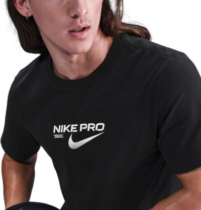 NIKE M NK DF TEE NIKE PRO TRAINING BLACK – Bild 5