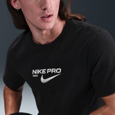 NIKE M NK DF TEE NIKE PRO TRAINING BLACK – Bild 9