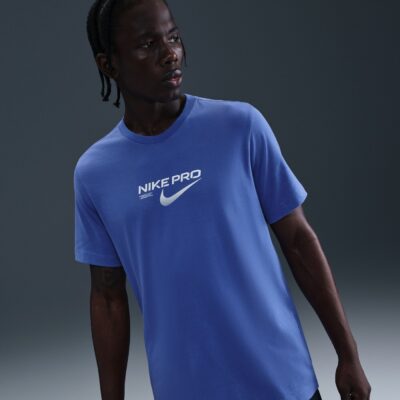 NIKE M NK DF TEE NIKE PRO TRAINING COMET BLUE – Bild 5