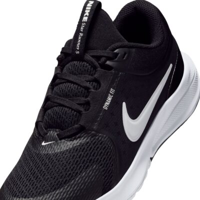 NIKE NIKE STAR RUNNER 5 (GS) BLACK/BLACK-WHITE-SUMMIT WHITE – Bild 9