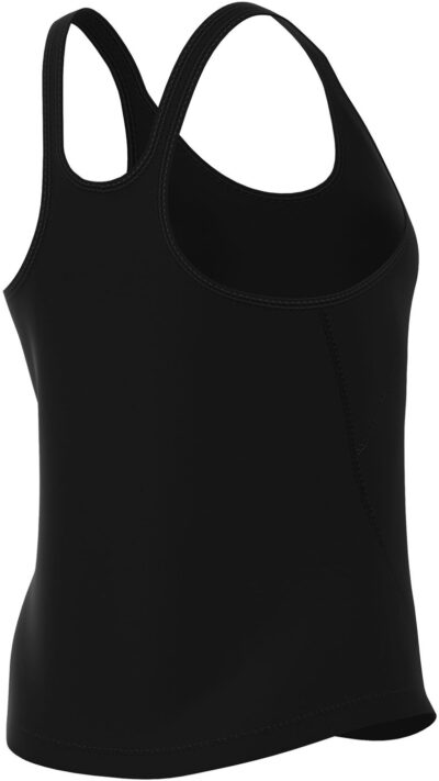 NIKE W NK ONE CLSC DF STRPY TANK WT BLACK/WHITE – Bild 2