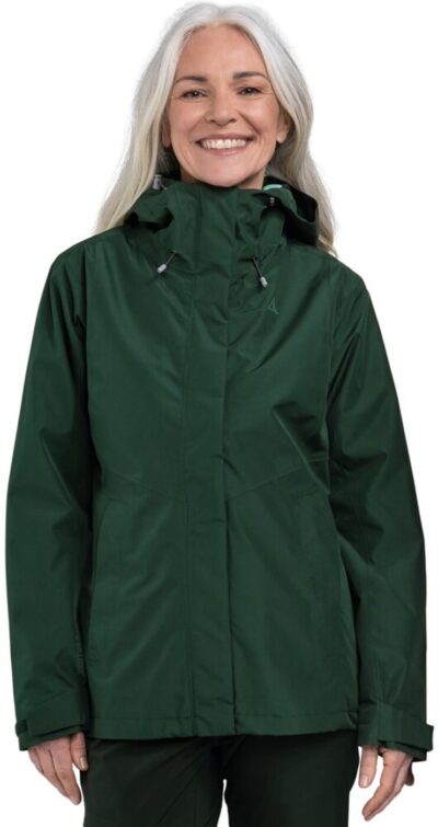 SCHÖFFEL 3in1 Jacket Style Okere WMS DARK JADE
