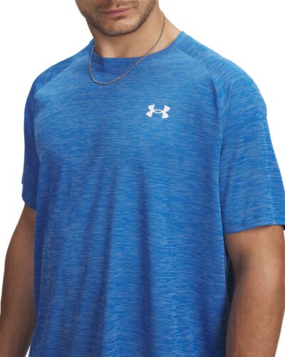 UNDER ARMOUR UA TECH TEXTURED SS BLUE ATLANTIS – Bild 3