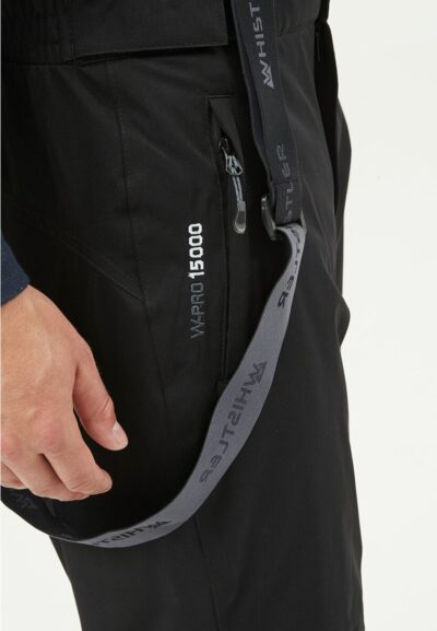 WHISTLER Gippslang M Functional Ski Pants W-PRO 15000 BLACK – Bild 7