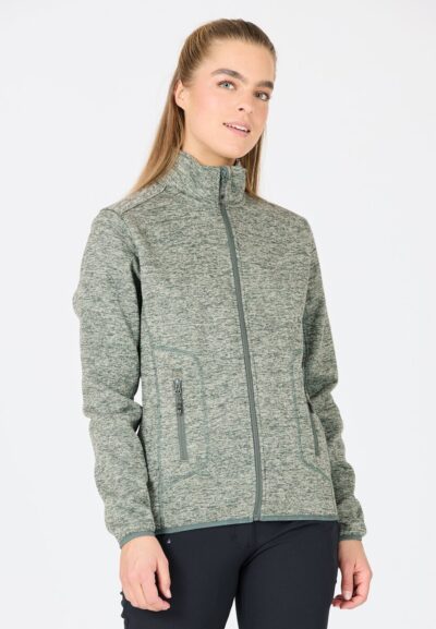 WHISTLER Samani W Melange Fleece Jacket BALSAM GREEN – Bild 3