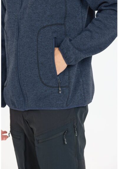 WHISTLER Sampton M Melange Fleece Jacket DARK DENIM – Bild 8