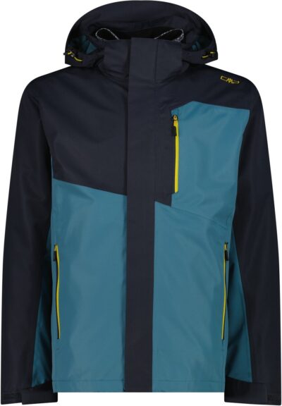 CMP MAN JACKET ZIP HOOD DETACHABLE INN.JACKET ANTRACITE-NILO