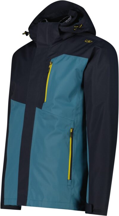 CMP MAN JACKET ZIP HOOD DETACHABLE INN.JACKET ANTRACITE-NILO – Bild 3