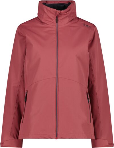 CMP WOMAN JACKET FIX HOOD DETACHBLE INN.JACKET PEONY