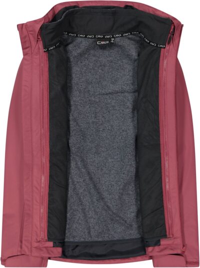 CMP WOMAN JACKET FIX HOOD DETACHBLE INN.JACKET PEONY – Bild 7