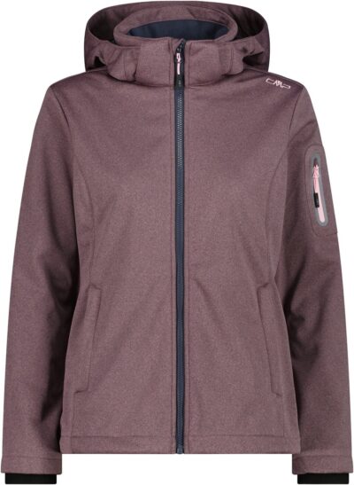 CMP WOMAN JACKET ZIP HOOD PINK MEL.