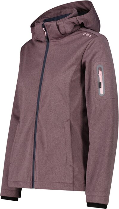 CMP WOMAN JACKET ZIP HOOD PINK MEL. – Bild 3
