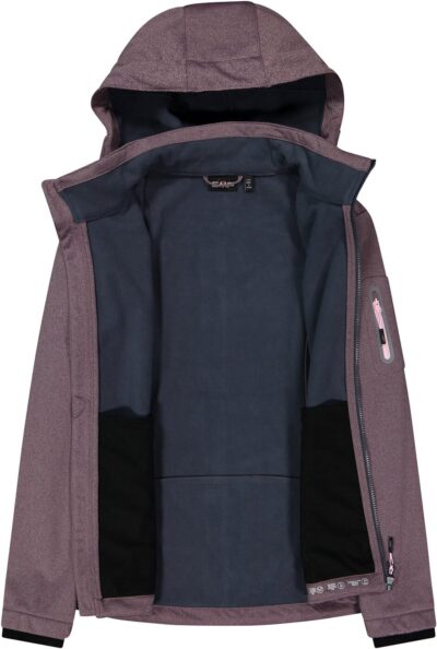 CMP WOMAN JACKET ZIP HOOD PINK MEL. – Bild 4