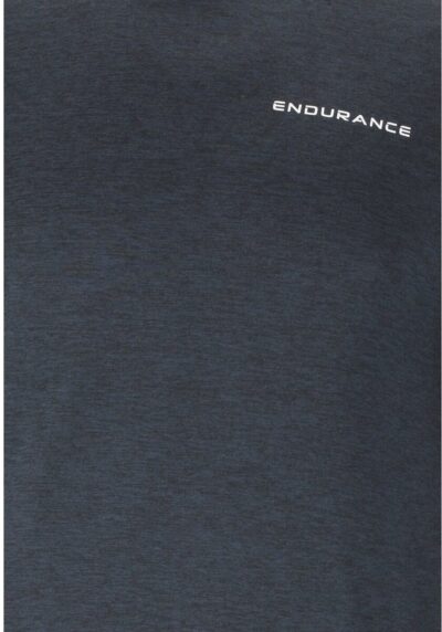 ENDURANCE Abdon M Melange L/S Tee BLACK MELANGE – Bild 7