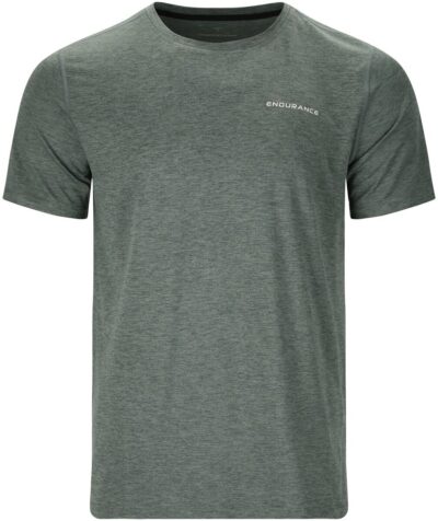 ENDURANCE Abdon M Melange S/S Tee BALSAM GREEN
