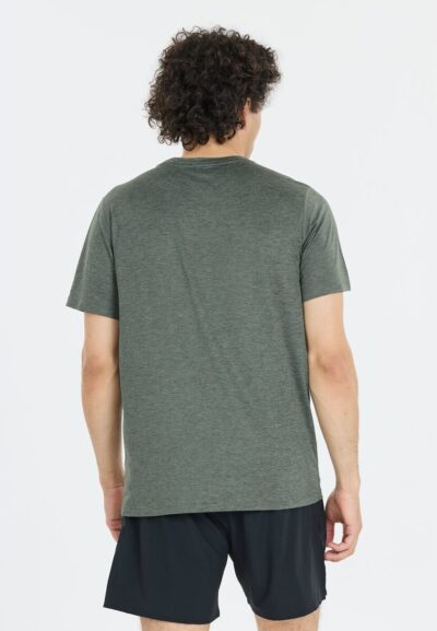 ENDURANCE Abdon M Melange S/S Tee BALSAM GREEN – Bild 4