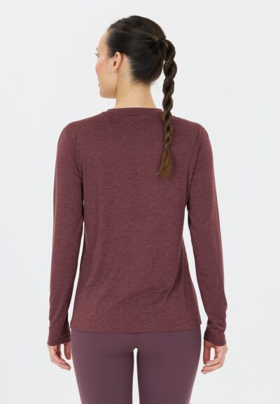 ENDURANCE Alvaly W Melange L/S Tee HUCKLEBERRY – Bild 4