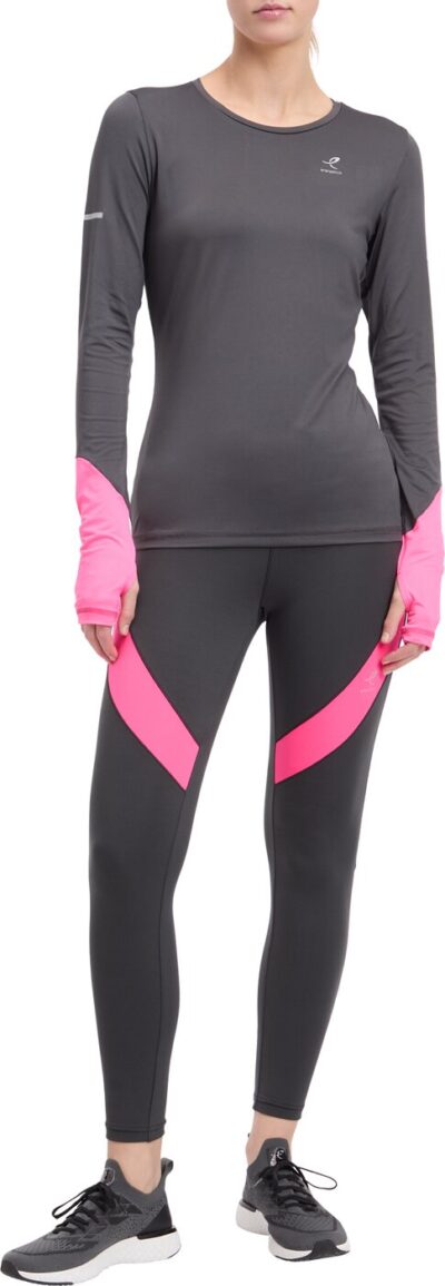ENERGETICS Da.-Langarmshirt Stevie LS W ANTHRACITE/PINK