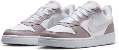 NIKE COURT BOROUGH LOW RECRAFT (GS) WHITE/VENICE-PLUM FOG-WHITE – Bild 6