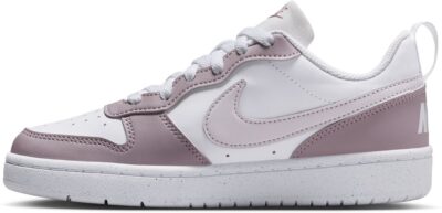 NIKE COURT BOROUGH LOW RECRAFT (GS) WHITE/VENICE-PLUM FOG-WHITE – Bild 8