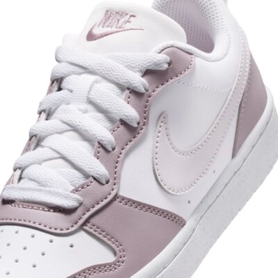 NIKE COURT BOROUGH LOW RECRAFT (GS) WHITE/VENICE-PLUM FOG-WHITE – Bild 9