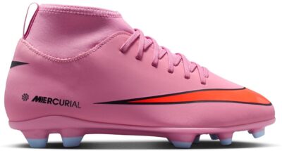 NIKE JR SUPERFLY 10 CLUB FG/MG MAGIC FLAMINGO/BLACK-TOTAL CRI