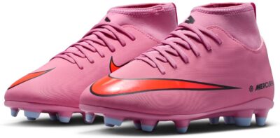 NIKE JR SUPERFLY 10 CLUB FG/MG MAGIC FLAMINGO/BLACK-TOTAL CRI – Bild 4