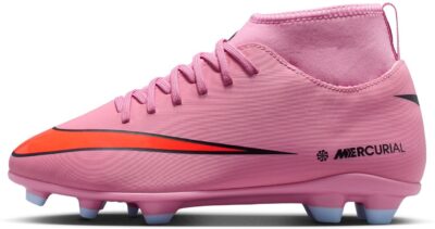 NIKE JR SUPERFLY 10 CLUB FG/MG MAGIC FLAMINGO/BLACK-TOTAL CRI – Bild 5