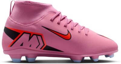 NIKE JR SUPERFLY 10 CLUB FG/MG MAGIC FLAMINGO/BLACK-TOTAL CRI – Bild 6