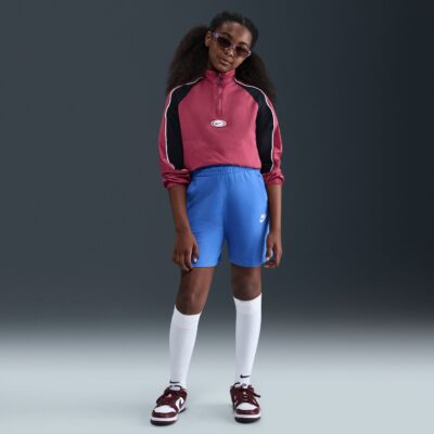 NIKE K NSW CLUB KNIT SHORT 6IN LBR COMET BLUE/COMET BLUE/WHITE – Bild 4