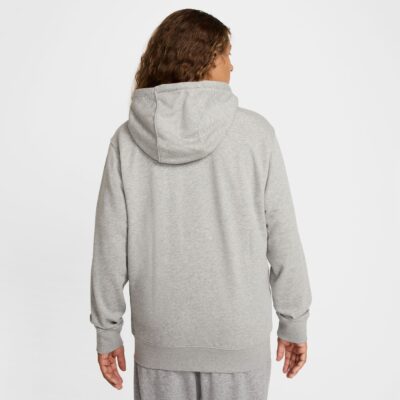 NIKE M NK CLUB FT FZ HOODIE DK GREY HEATHER/LT SMOKE GREY/ – Bild 2