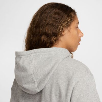 NIKE M NK CLUB FT FZ HOODIE DK GREY HEATHER/LT SMOKE GREY/ – Bild 5